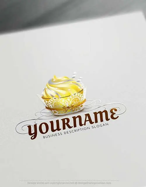 Make your own wedding cake logo. Bakery Logo Design Free Logo Creator