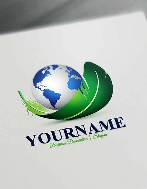 Free Globe Logo Maker - Modern 3D Globe Logo Creator