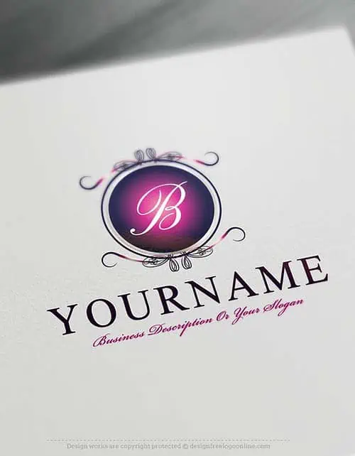 Design Free Logo: Luxury Mirror Alphabet Logo Template