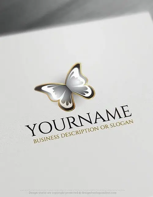 3D Butterfly Logo Templates - Create a Logo Free Butterflies logo ideas