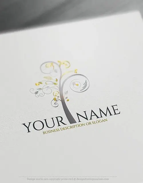 Free logomaker free logo maker Art Tree Logo Templates