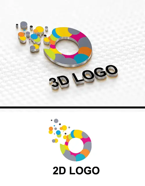 3D logo Vs 2D logo