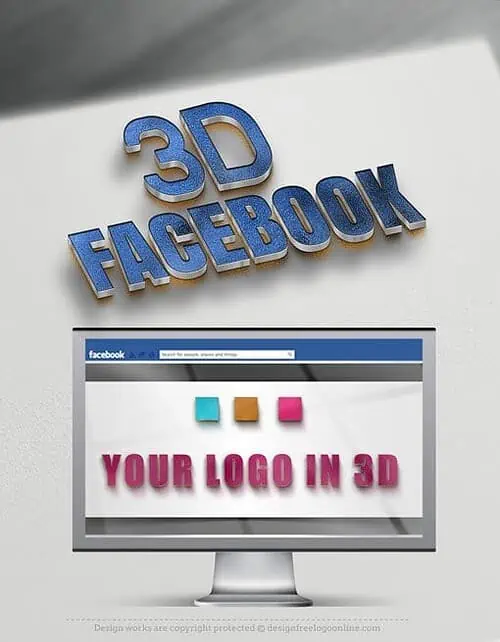 3d Facebook cover