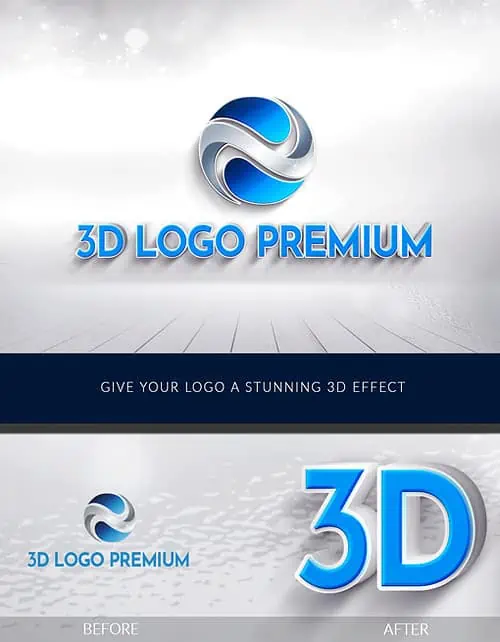 3D Logo Premium- Give your logo an amazing 3D effect