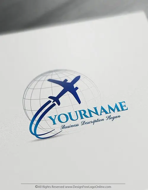 Design Free Logo Online made online Airplane logo creating easy and fast. Create Your Own Airplane Logo Ideas. Try the free logo maker today