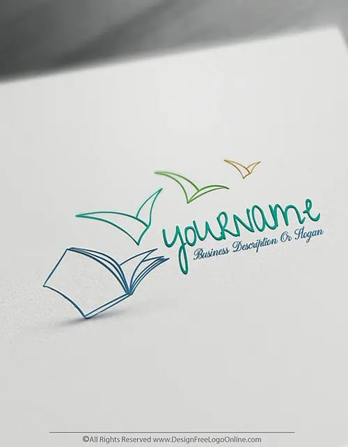 Create Your Own Online Open Book Logo Design Ideas. Use the free logo maker online to Customize your own schooling Logos instantly.