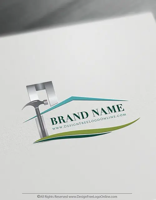 online Hammer construction logos DIY