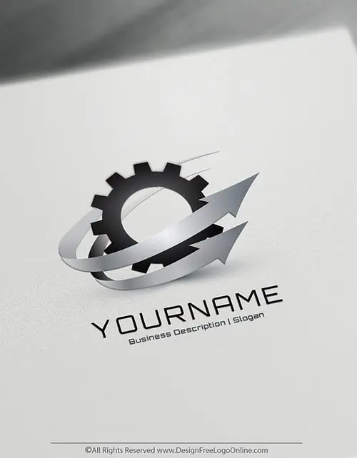 Create a Industry Gear Logo with the Industrial Logo Maker