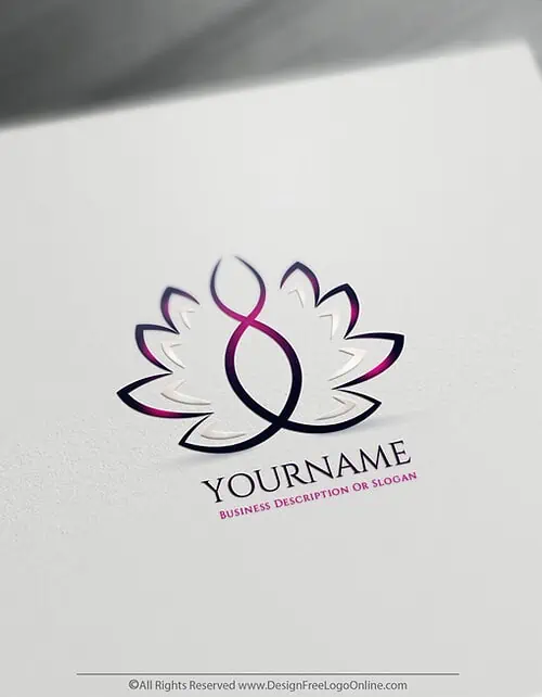 Create a Lotus Logo For Free With The Online Logo Maker