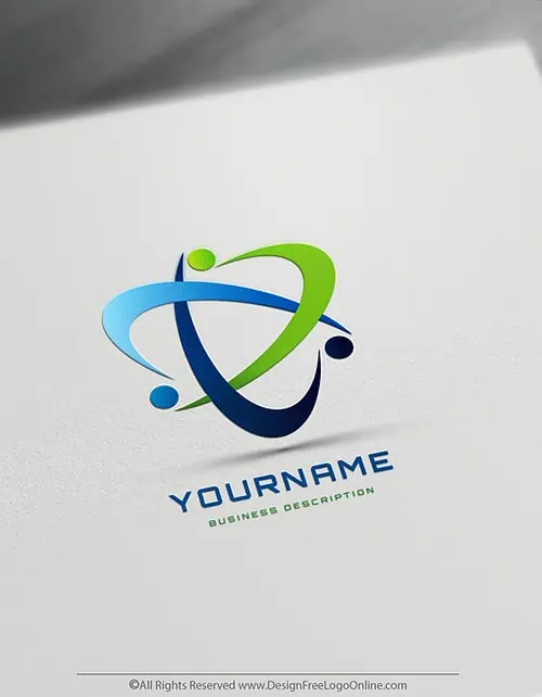 Create Online Group Of People Logo Design