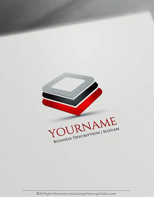 Create Your Own 3D Squares Logo.