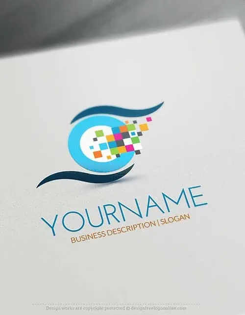 Online Digital Eye Logo Design - Make a Logo with our Free Logo Maker