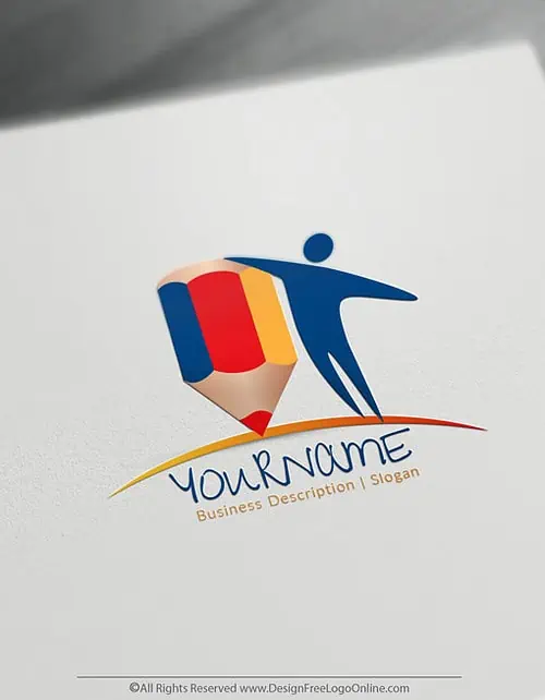 Create a Logo For Free – Education Logo Design Template