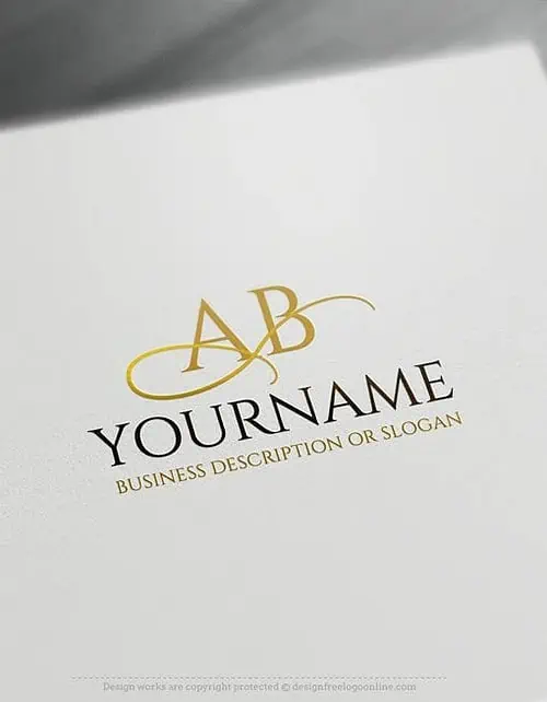 Create a logo Free - Free Logo Maker - Initials ABC Logo Templates