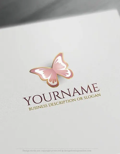 3D Butterfly Logo Templates - Create a Logo Free Butterflies logo ideas