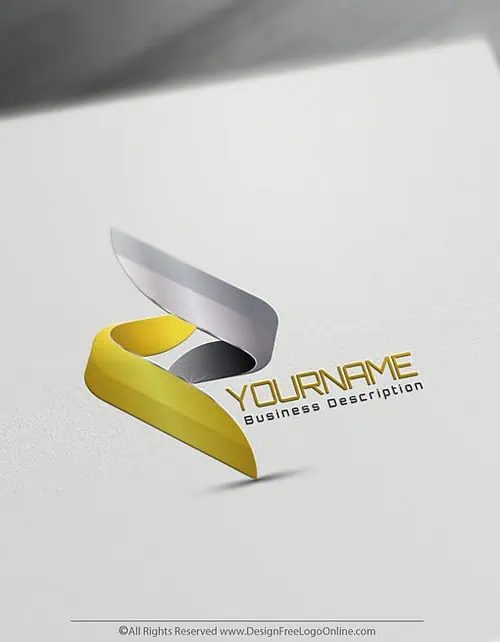 Create your own modern Gold logos online using the 3D Logo Creator.