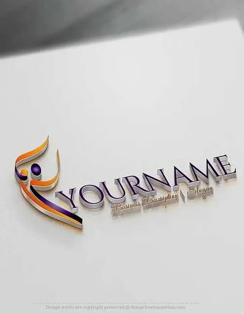 Human Dance Logo Template