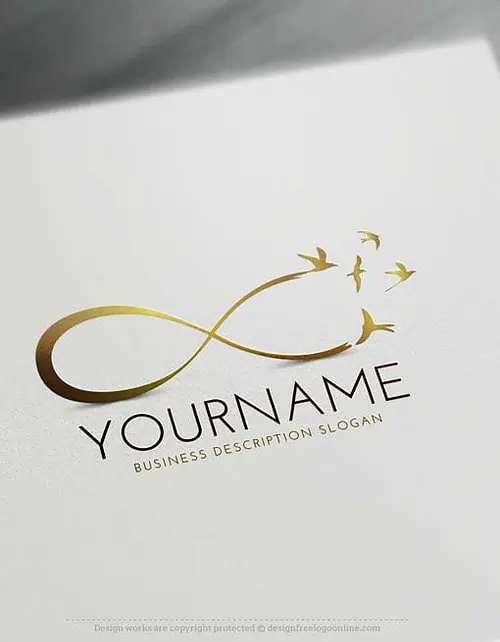 Free Logo Creator - Create Infinity Birds Logo with the Logomaker