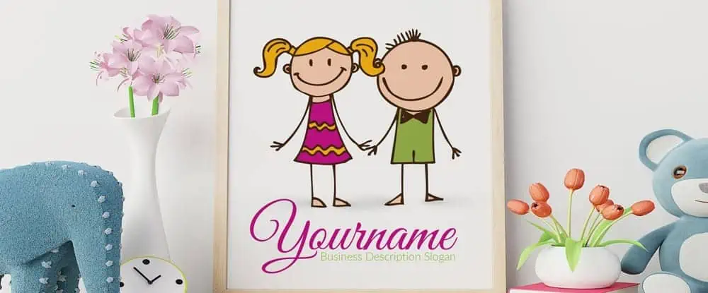 Kids & Family Logo design maker Kids & Family Logo design maker