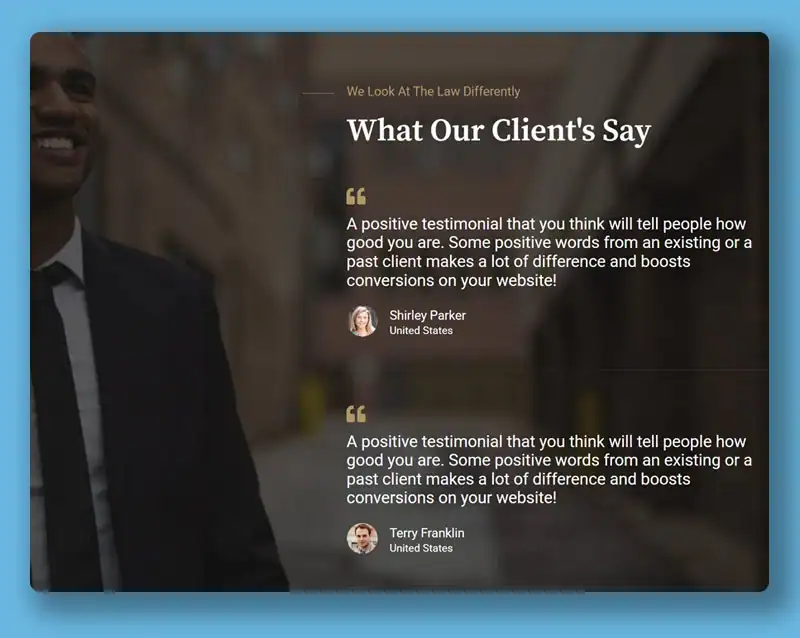 Custom Website + Hosting 16 law firm website