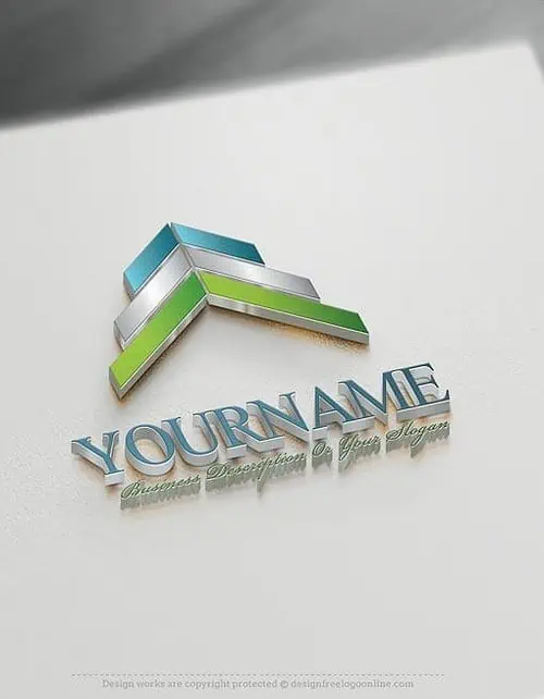 Online-Arrows-up-Logo-templates