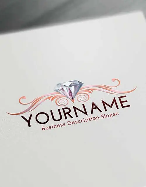 Online Decorative Diamond Logo Creator - Free Logo Maker