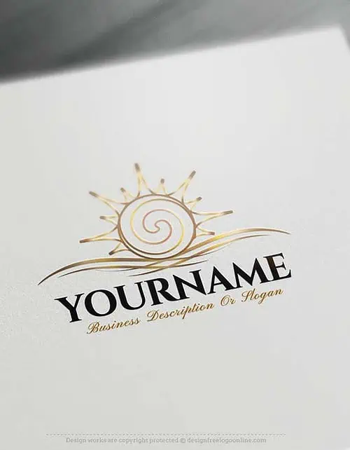 Create online sun Logo online with Free sun Logo Creator