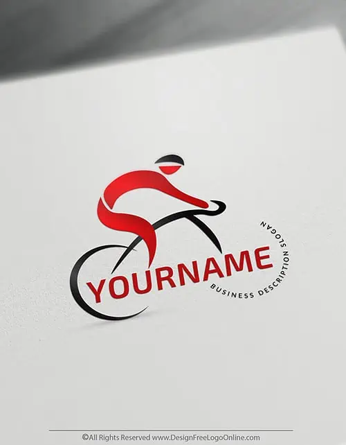 create high-quality Biking brand in Red colors