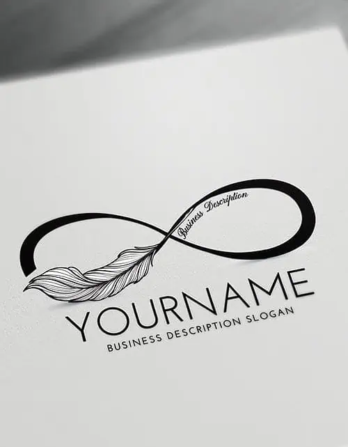 Free black tattoo Infinity Logo Creator Make online Infinity symbol