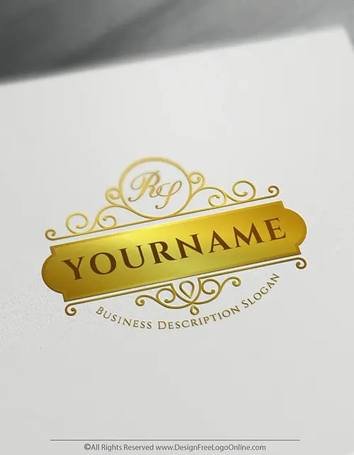 Design your own letter logo ideas with Free vintage Logo Maker. Create a logo today