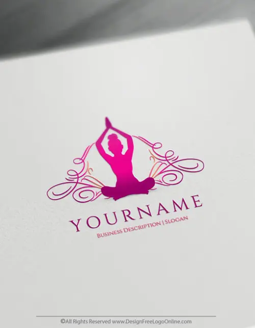 Create a Healthy Logo For Free - Yoga Logo Maker